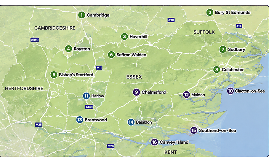 Chelmsford & The East