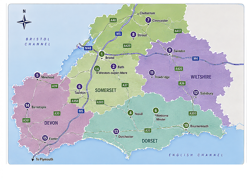 Bristol and the south west 